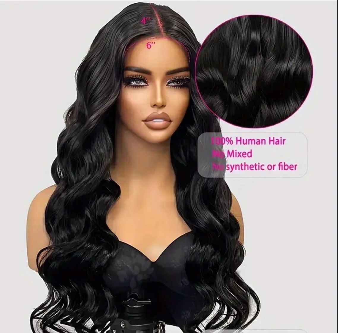 wig Julia,Long Straight Wig with Bangs