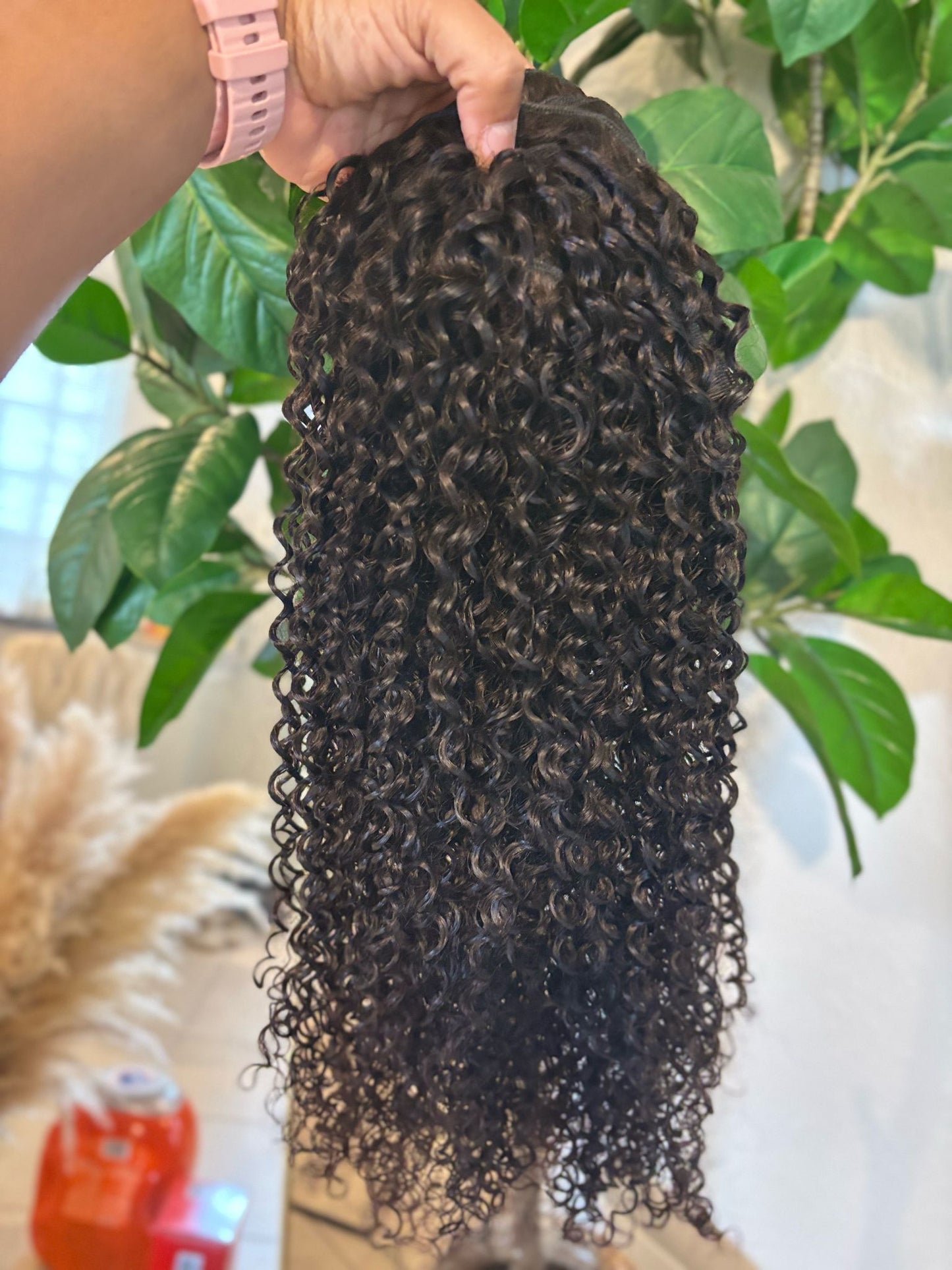 1 Pack 100gramas, 22 inches Deep Wave Virgin Human Hair Extensions - 100% Curly Hair for Women, Natural Black Color, High Quality Weave for Style & Volume 100% Human Hair