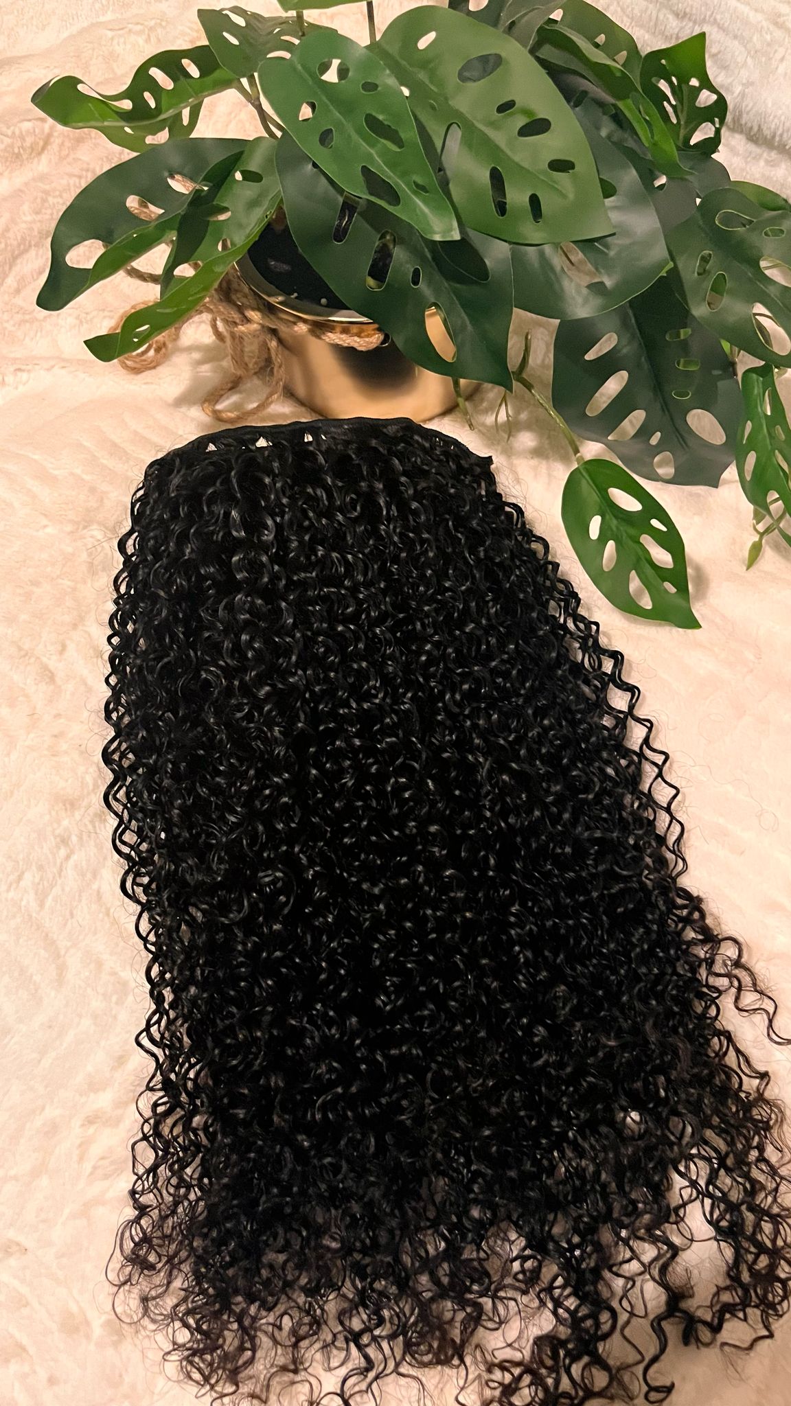 1 Pack 100gramas, 22 inches Deep Wave Virgin Human Hair Extensions - 100% Curly Hair for Women, Natural Black Color, High Quality Weave for Style & Volume 100% Human Hair