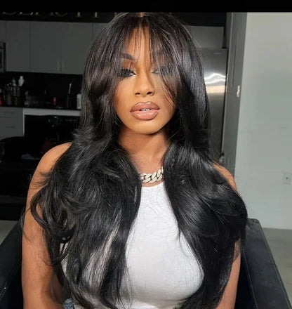 wig Julia,Long Straight Wig with Bangs