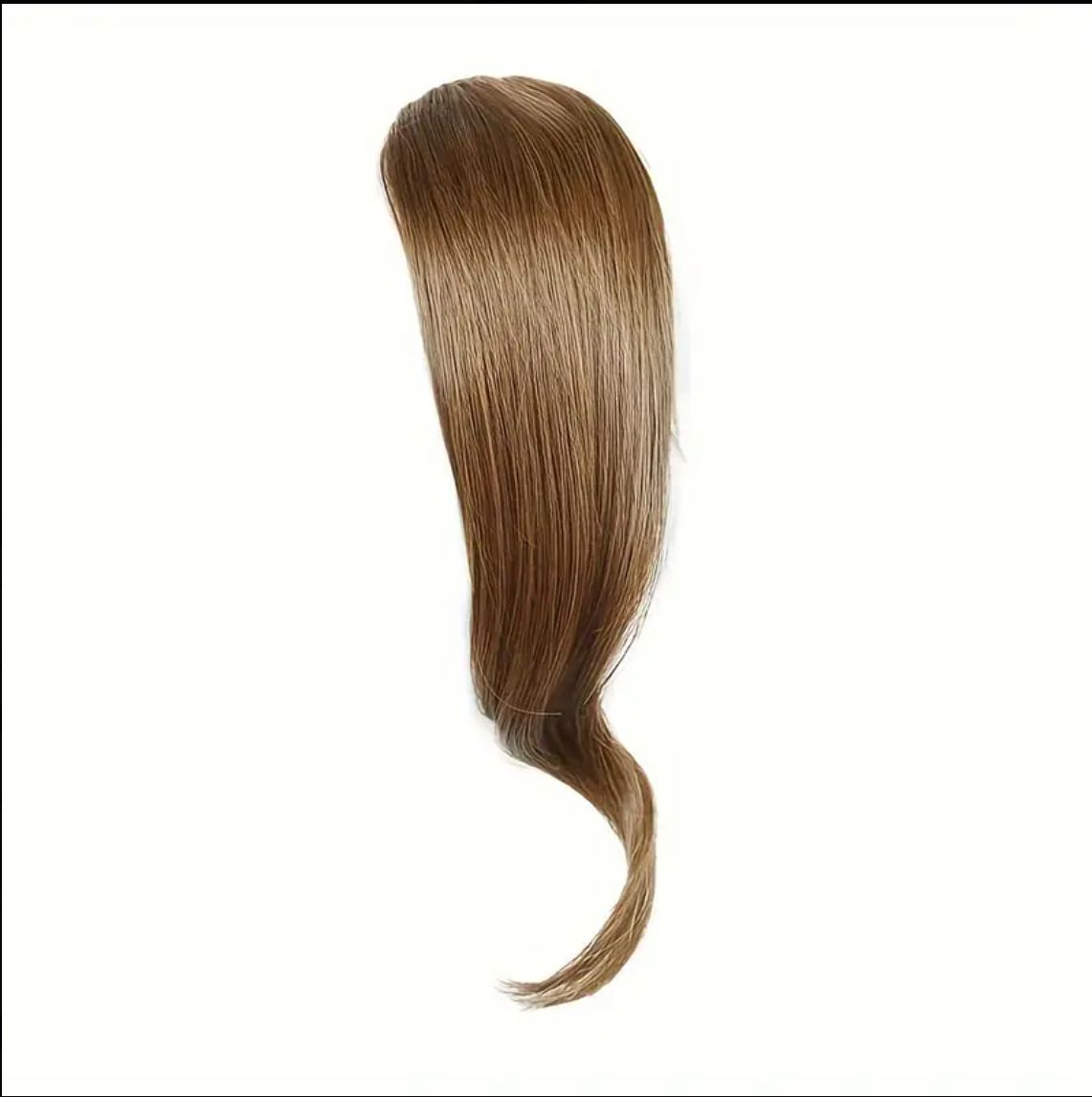 100% Human Hair Side Bangs, 12 inch Elegant Clip-In Hair Extensions for Daily Use, Party and Valentine's Day Gift - Style: Elegant; Gender: Women; Curls: Body Wave; Hair Material: Human Hair