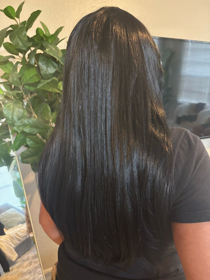 wig cris,Long Straight Wig with Bangs Black Wigs